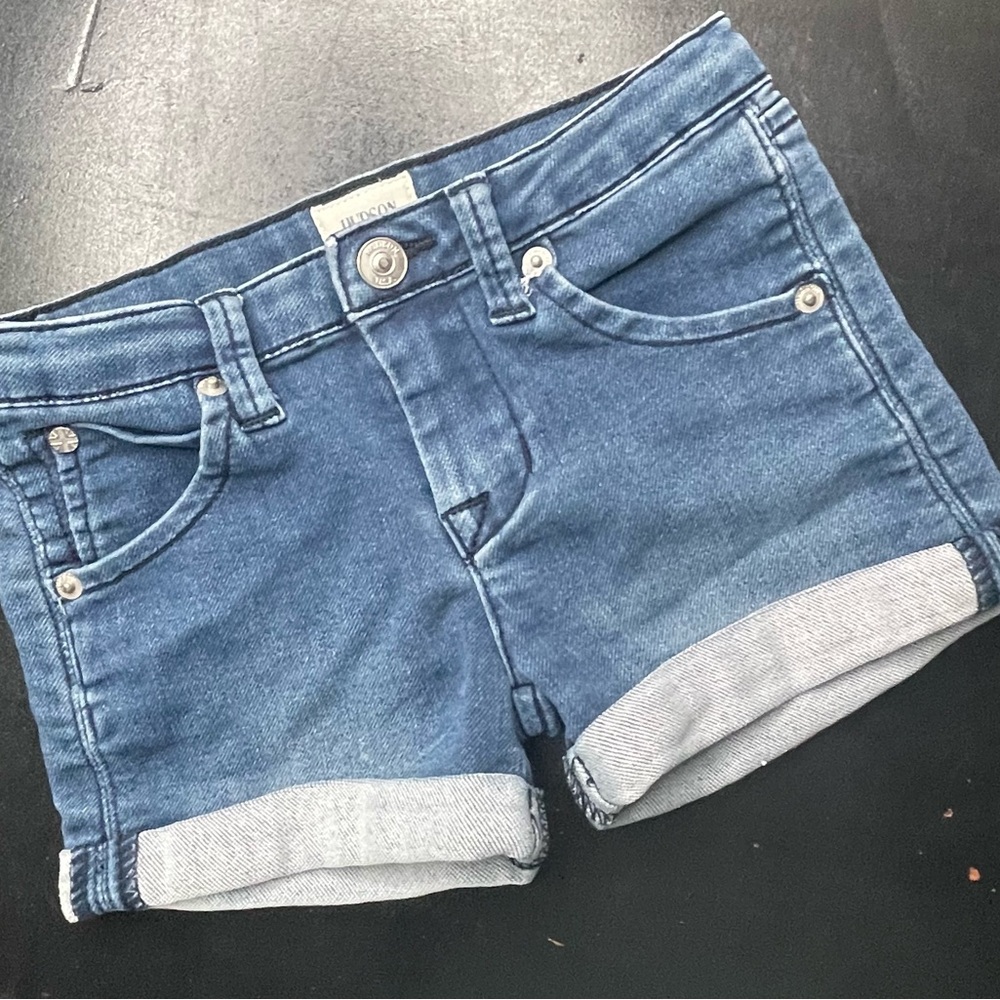 Hudson Kids Blue Denim Shorts size 5